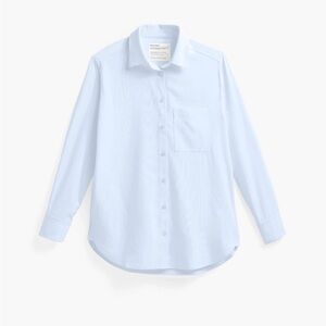 Ministry of Supply Aero Zero Light Blue oversized shirt blouse size M